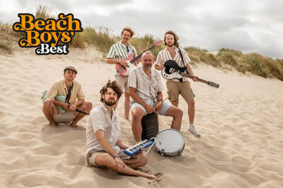 De band Beach Boys Best op het strand