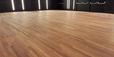 de Vloer van de pleinzaal